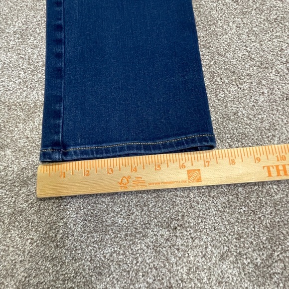 Betabrand womens pull on straight jeans size large high rise dark wash stretch - Picture 4 of 12